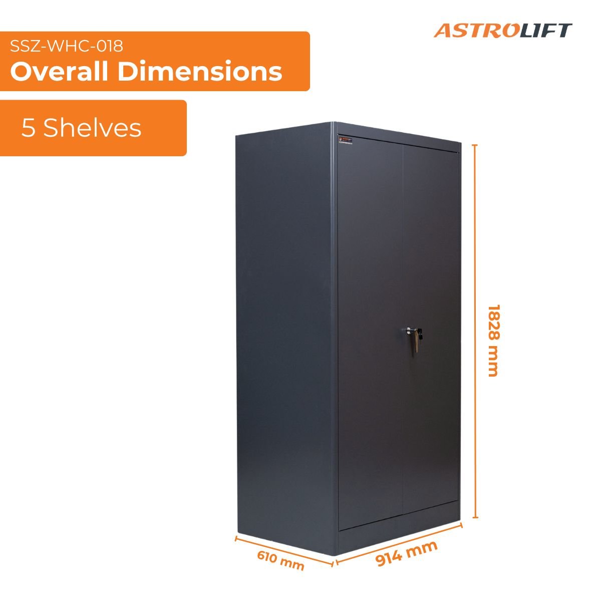 Buy Steel Storage Cabinet  in Storage / Stillage available at Astrolift NZ